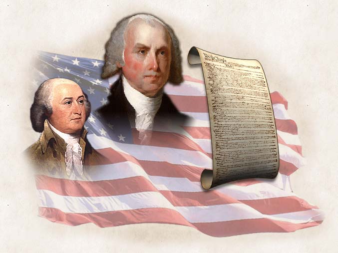 The Constitution, John Adams, James Madison, U.S. Flag
